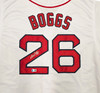 Boston Red Sox Wade Boggs Autographed White Jersey Beckett BAS Witness Stock #257836