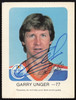 Garry Unger Autographed 1982-83 Red Rooster Card Edmonton Oilers SKU #258342