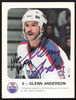 Glenn Anderson Autographed 1986-87 Red Rooster Card Edmonton Oilers SKU #258422