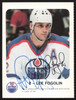 Lee Fogolin Autographed 1986-87 Red Rooster Card Edmonton Oilers SKU #258440