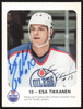 Esa Tikkanen Autographed 1986-87 Red Rooster Card Edmonton Oilers SKU #258442