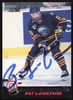 Pat LaFontaine Autographed 1992-93 Score Sharp Shooters Card #8 Buffalo Sabres SKU #258531