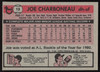 Joe Charboneau Autographed 1981 Topps Rookie Card #13 Cleveland Indians SKU #258544