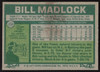 Bill Madlock Autographed 1977 Topps Card #250 Chicago Cubs SKU #258634