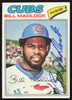 Bill Madlock Autographed 1977 Topps Card #250 Chicago Cubs SKU #258635
