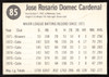 Jose Cardenal Autographed 1977 Hostess Card #85 Chicago Cubs SKU #258714