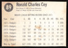 Ron Cey Autographed 1977 Hostess Card #89 Los Angeles Dodgers SKU #258715