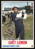 Chet Lemon Autographed 1978 Hostess Card #124 Chicago White Sox SKU #258723