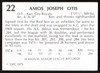 Amos Otis Autographed 1975 SSPC Card #22 Kansas City Royals SKU #258778