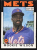 Mookie Wilson Autographed 1986 O-Pee-Chee Card #315 New York Mets SKU #258801
