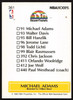 Michael Adams Autographed 1990-91 Hoops Card #361 Denver Nuggets SKU #258949