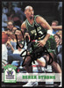 Derek Strong Autographed 1993-94 Hoops Rookie Card #127 Milwaukee Bucks SKU #258961