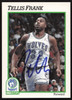 Tellis Frank Autographed 1991-92 Hoops Card #396 Minnesota Timberwolves SKU #259042