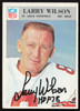 Larry Wilson Autographed 1966 Philadelphia Card #168 St. Louis Cardinals "HOF 78" SKU #259078