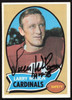 Larry Wilson Autographed 1970 Topps Card #160 St. Louis Cardinals "HOF 78" SKU #259095