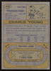 Charley Young Autographed 1974 Topps Card #449 Philadelphia Eagles SKU #259140