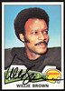 Willie Brown Autographed 1975 Topps Card #95 Oakland Raiders SKU #259147