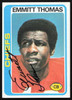 Emmitt Thomas Autographed 1978 Topps Card #426 Kansas City Chiefs SKU #259179