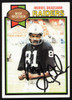 Morris Bradshaw Autographed 1979 Topps Card #28 Oakland Raiders SKU #259189