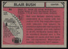 Blair Bush Autographed 1980 Topps Card #86 Cincinnati Bengals SKU #259199