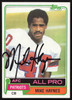 Mike Haynes Autographed 1981 Topps Card #230 New England Patriots SKU #259207