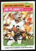 Jim Plunkett Autographed 1981 Topps Card #335 Oakland Raiders SKU #259208