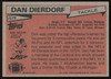Dan Dierdorf Autographed 1981 Topps Card #519 St. Louis Cardinals SKU #259211