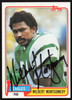 Wilbert Montgomery Autographed 1981 Topps Card #295 Philadelphia Eagles SKU #259214