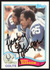 Nesby Glasgow Autographed 1982 Topps Card #15 Baltimore Colts SKU #259218