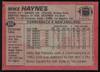 Mike Haynes Autographed 1983 Topps Card #332 New England Patriots SKU #259228