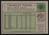 Charley Young Autographed 1984 Topps Card #201 Seattle Seahawks SKU #259233