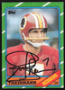 Joe Theismann Autographed 1986 Topps Card #171 Washington Redskins SKU #259267