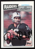 Jim Plunkett Autographed 1987 Topps Card #214 Los Angeles Raiders SKU #259274