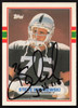 Steve Wisniewski Autographed 1989 Topps Traded Rookie Card #33T Los Angeles Raiders SKU #259302