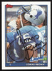 Lomas Brown Autographed 1991 Topps Card #399 Detroit Lions SKU #259333