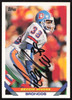 Reggie Rivers Autographed 1993 Topps Card #491 Denver Broncos SKU #259363