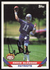 Drew Bledsoe Autographed 1993 Topps Rookie Card #130 New England Patriots SKU #259366