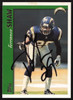 Terrance Shaw Autographed 1997 Topps Card #147 San Diego Chargers SKU #259406