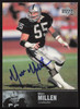 Matt Millen Autographed 1997 Upper Deck Legends Card #142 Oakland Raiders SKU #259438