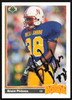Bruce Pickens Autographed 1991 Upper Deck Rookie Card #26 Atlanta Falcons SKU #259464