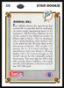 Randall Hill Autographed 1991 Upper Deck Rookie Card #28 Miami Dolphins SKU #259467