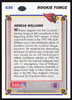 Aeneas Williams Autographed 1991 Upper Deck Rookie Card #630 Arizona Cardinals SKU #259481