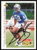 Tracy Scroggins Autographed 1992 Upper Deck Rookie Card #419 Detroit Lions SKU #259511
