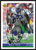 Ray Roberts Autographed 1993 Upper Deck Card #384 Seattle Seahawks SKU #259536