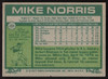 Mike Norris Autographed 1977 Topps Card #284 Oakland A's SKU #258629
