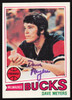 Dave Meyers Autographed 1977-78 Topps Card #76 Milwaukee Bucks SKU #258894