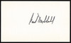 Carl Hubbell Autographed 3x5 Index Card New York Giants SKU #259599