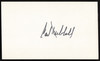 Carl Hubbell Autographed 3x5 Index Card New York Giants SKU #259600