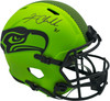 Kam Chancellor Autographed Seattle Seahawks Rave Green Full Size Speed Replica Helmet Beckett BAS Witness Stock #258288