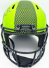 Kam Chancellor Autographed Seattle Seahawks Rave Green Full Size Speed Replica Helmet Beckett BAS Witness Stock #258288